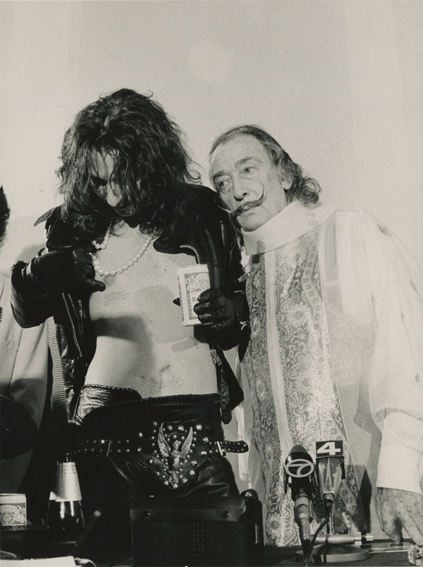 Alice Cooper and Salvador Dali