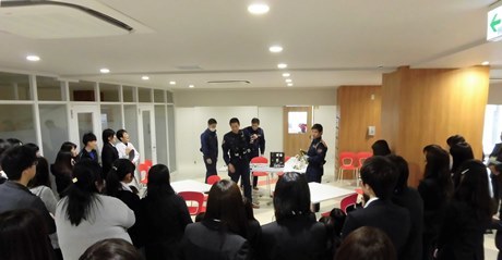 三草会札幌看護専門学校消防訓練